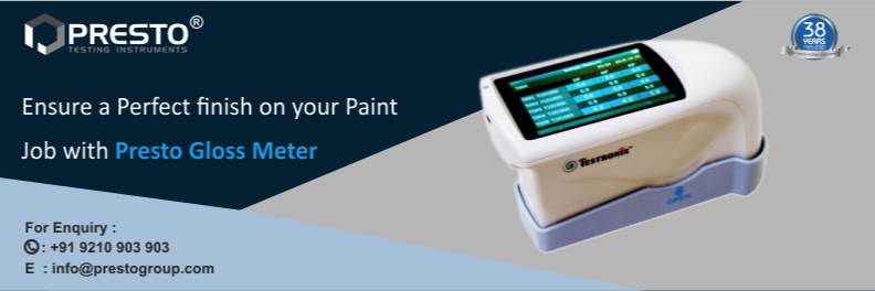 Ensure a perfect finish on your paint job with Presto Gloss meter